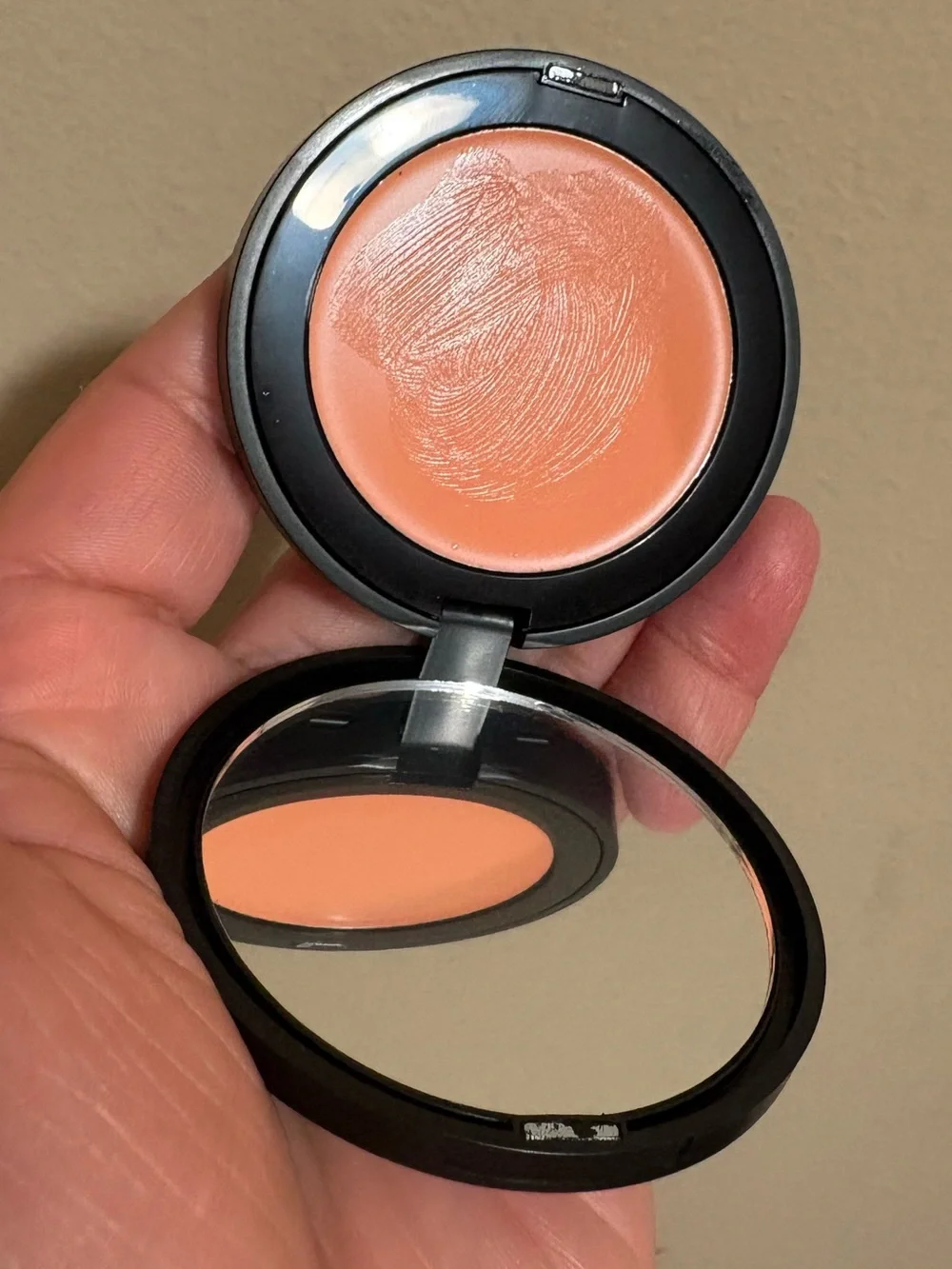 Melt Cosmetics—Cream Blushlight —cali dream Peachy Like New I Just Swatch.